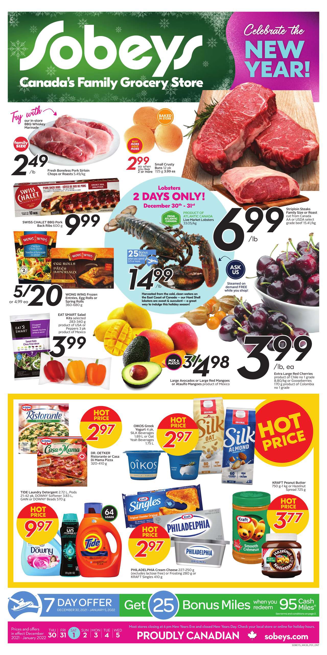 Sobeys Flyer (ON) December 30 – January 5 2022