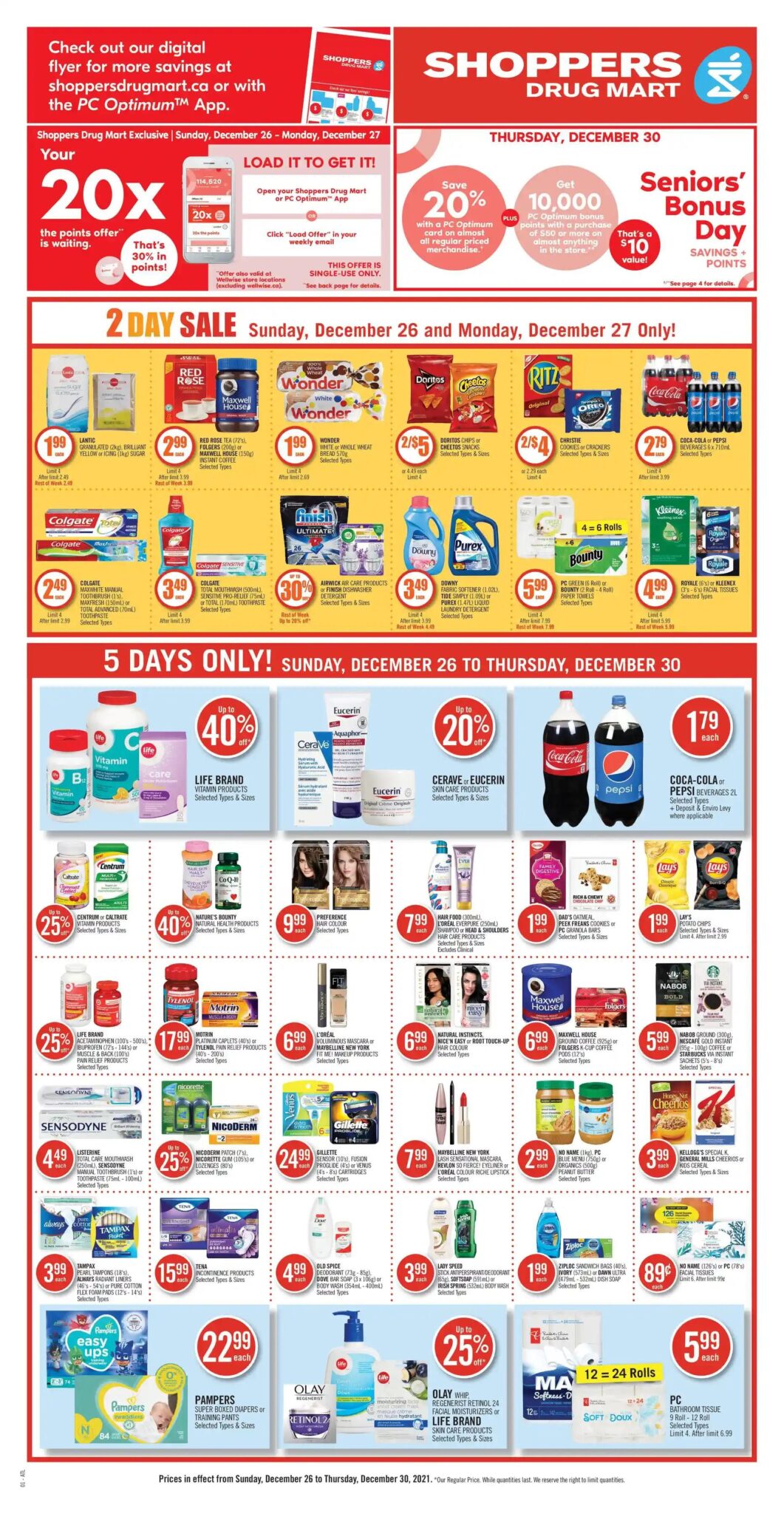 Shoppers Drug Mart Flyer December 26 – December 30, 2021