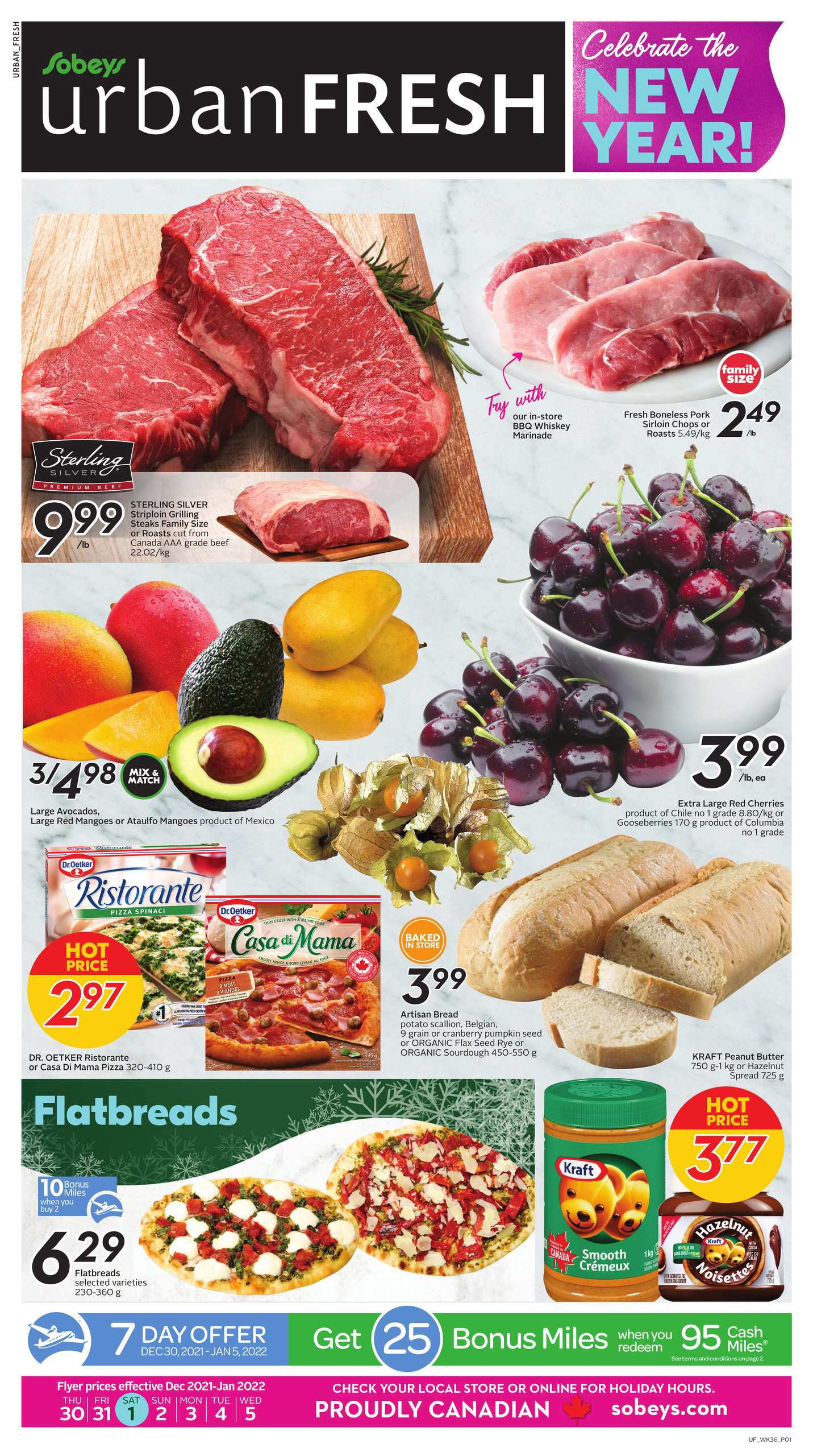 Sobeys Flyer (ON) Urban Fresh December 30 – January 5 2022