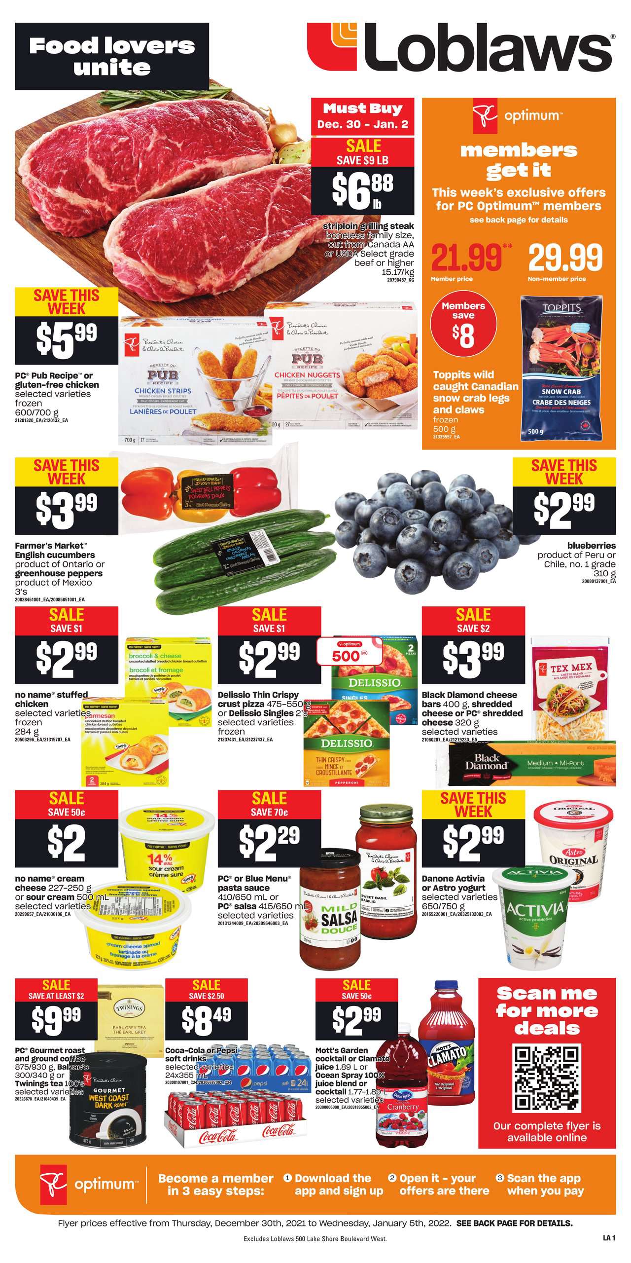 Loblaws Flyer (ON) December 30 – January 5 2022