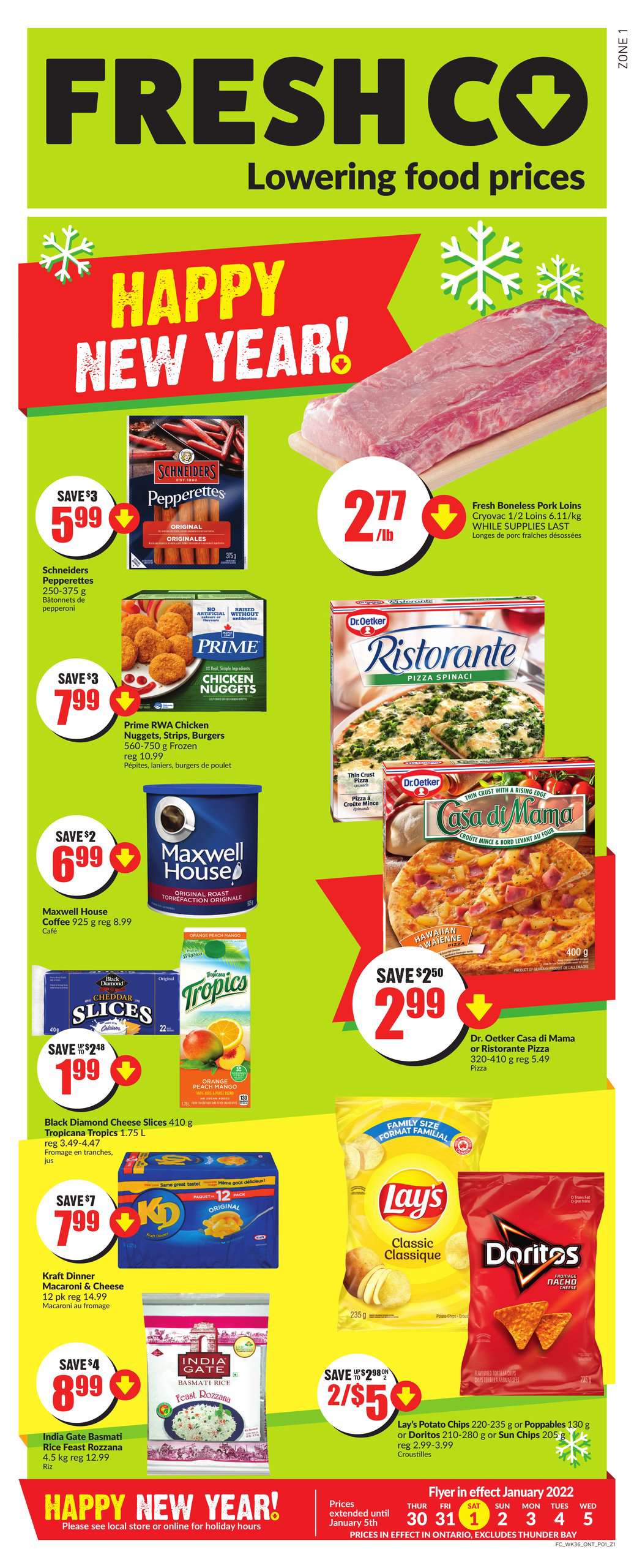 FreshCo Flyer (ON) December 30 – January 5 2022