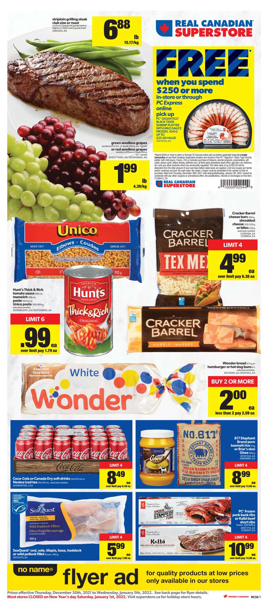 Real Canadian Superstore Flyer (ON) December 30 – January 5 2022